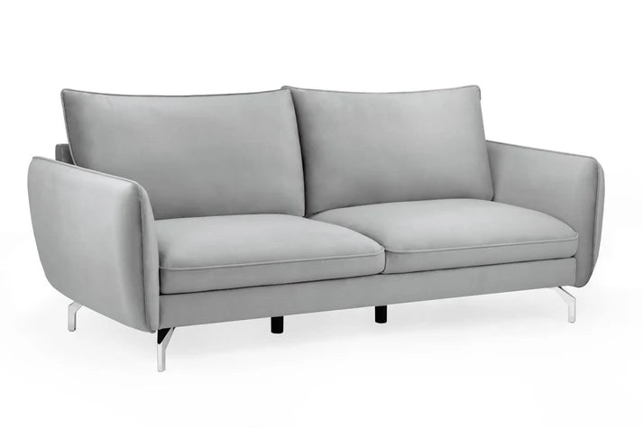 Lavard Sofa Plush Grey Sofa in 3, Seater - DunePine UAE