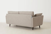 Aspen 2-Seater Left Chaise Sofa Ottoman - modern 2-seater chaise sofa with premium fabric, handcrafted by Dunepine, Dubai