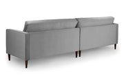 Velora Sofa Plush Grey Sofa in 4, Seater - DunePine UAE