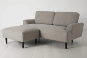 Bliss 2-Seater Left Chaise Sofa - modern 2-seater chaise sofa with premium fabric, handcrafted by Dunepine, Dubai