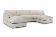 Inga Fullback Sofa Beige U Sofa in Shape, Corner - DunePine UAE