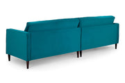 Velora Sofa Plush Teal Sofa in 4, Seater - DunePine UAE