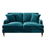 Teal Velvet 2 Seater Sofa sofa by DunePine - premium handmade upholstery available in UAE.