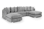 Load image into Gallery viewer, Sienna Scatterback Sofa Platinum U Sofa in Shape, Corner - DunePine UAE
