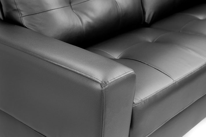 Coziro Sofa Black Sofa in 2, Seater - DunePine UAE
