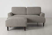 Bliss 2-Seater Left Chaise Sofa - modern 2-seater chaise sofa with premium fabric, handcrafted by Dunepine, Dubai