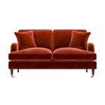 Load image into Gallery viewer, Burnt Orange Velvet 2 Seater Sofa sofa by DunePine - premium handmade upholstery available in UAE.
