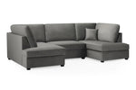 Load image into Gallery viewer, Haven Sofa Plush Grey U Sofa in Shape, Corner - DunePine UAE
