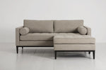 Load image into Gallery viewer, Cedar 2-Seater Right Chaise Sofa - modern 2-seater chaise sofa with premium fabric, handcrafted by Dunepine, Dubai
