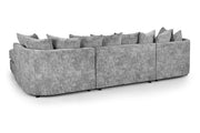Sienna Scatterback Sofa Platinum U Sofa in Shape, Corner - DunePine UAE