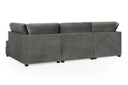 Haven Sofa Plush Grey U Sofa in Shape, Corner - DunePine UAE