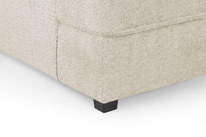 Haven Sofa Boucle Beige U Sofa in Shape, Corner - DunePine UAE