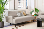 Load image into Gallery viewer, Plush 2-Seater Sofa - elegant 2-seater sofa with plush cushions, handcrafted by Dunepine, Dubai
