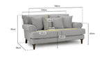 Load image into Gallery viewer, Nordivo Sofa Beige Sofa in 2, Seater - DunePine UAE
