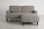 Load image into Gallery viewer, Bliss 2-Seater Right Chaise Sofa - modern 2-seater chaise sofa with premium fabric, handcrafted by Dunepine, Dubai
