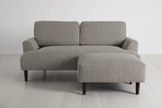 Bliss 2-Seater Right Chaise Sofa - modern 2-seater chaise sofa with premium fabric, handcrafted by Dunepine, Dubai