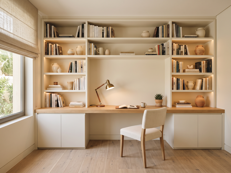 Bookshelves, libraries & study units