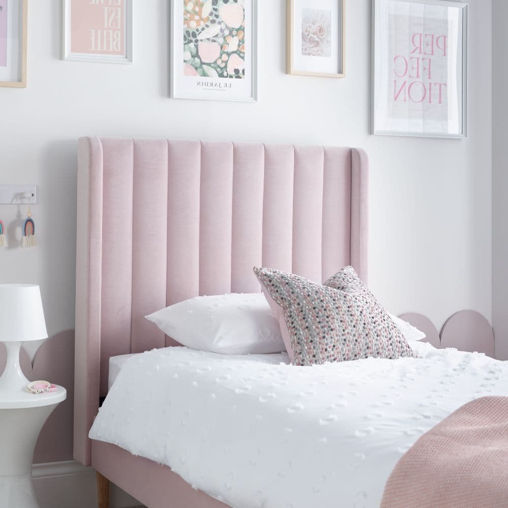 Dreamy Dune Velvet Kids Bed