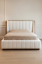 Load image into Gallery viewer, Soft-Tuft Channel Headboard Upholstered Bed