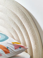 Load image into Gallery viewer, Decorative pillow with colorful design on a textured wall