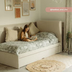 Load image into Gallery viewer, Cozy Fabric Guest Bed with Trundle
